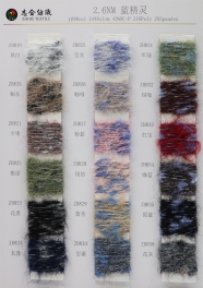 2.6NM 10%Wool 24%Nylon 43%RC-P 21%Poly 2%Spandex